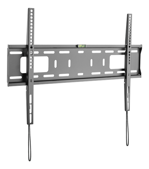 Deltaco Heavy duty fixed wall mount for monitor/tv, 37"-70", VESA, spring lock, black