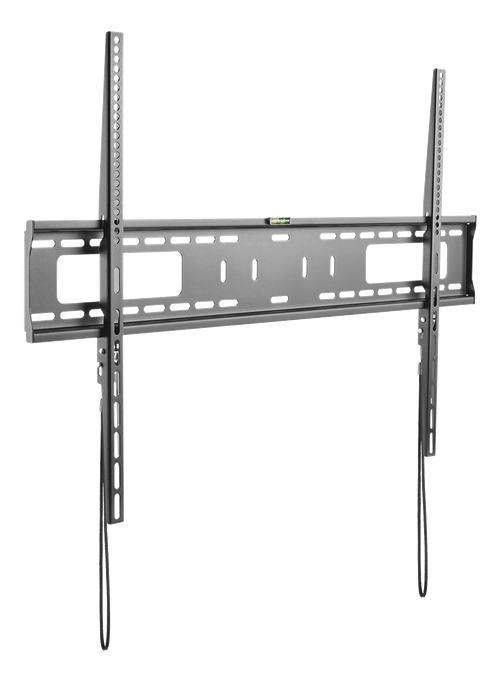 Deltaco Heavy duty fixed wall mount for monitor/tv, 60"-100", 75kg, VESA, black