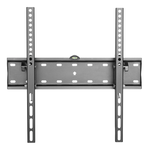 Deltaco Tiltable wall mount for TV / screen, 32-55 ", max 40kg, VESA 200x200-400x400, slim, bubble level, black