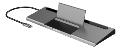 Deltaco USB-C Docking station, 100 W USB-C PD, USB 3.0, 4K HDMI, space grey