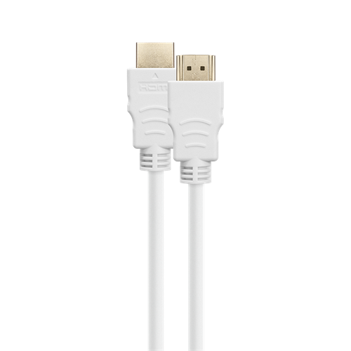 Deltaco Ultra High Speed HDMI Cable, 1m, eARC, QMS, 8K at 60Hz, 4K at 120Hz, white