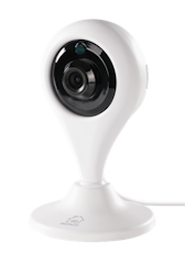Deltaco Smart Home WiFi-kamera, 720p, WiFi 2.4GHz, IR 10m, 1/4" CMOS, microSD, hvit