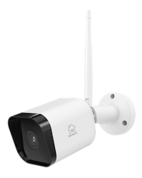 Deltaco Smart Home WiFi-kamera, 1080p, utendørs bruk IP65, 2MP, ONVIF, hvit