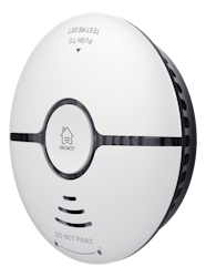Deltaco Smart Home WiFi optisk røykvarsler, lyd og lys, hvit