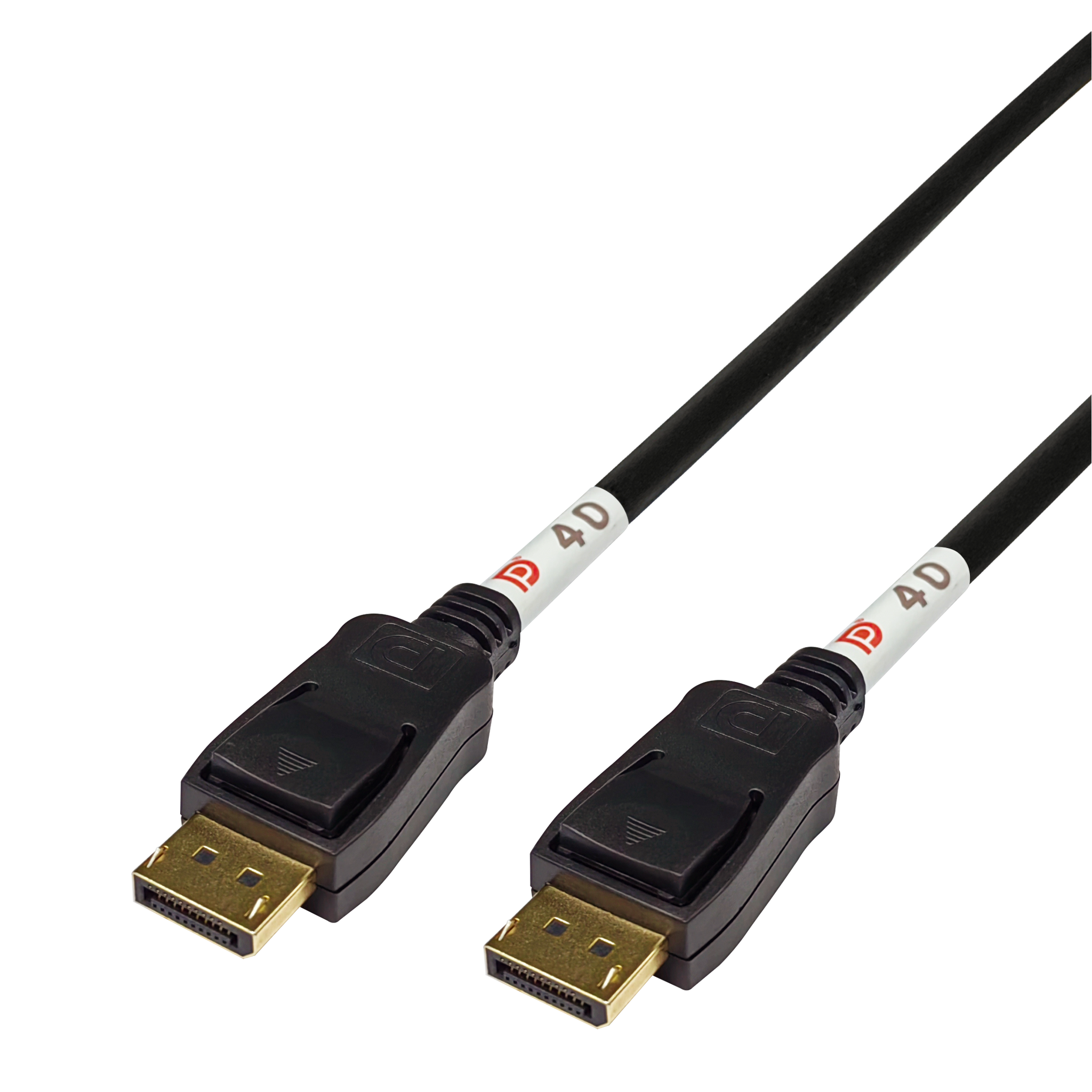 Deltaco DisplayPort cable, DP 2.1, DP40, 0,5m