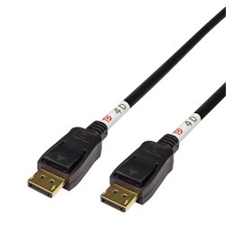 Deltaco DisplayPort cable, DP 2.1, DP40, 1,5m