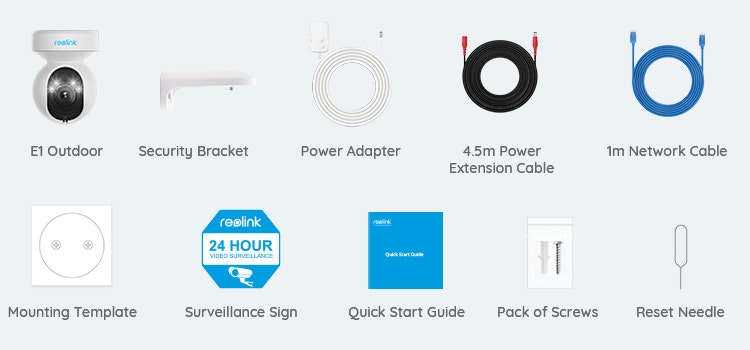 Reolink E1 Outdoor (hvit)