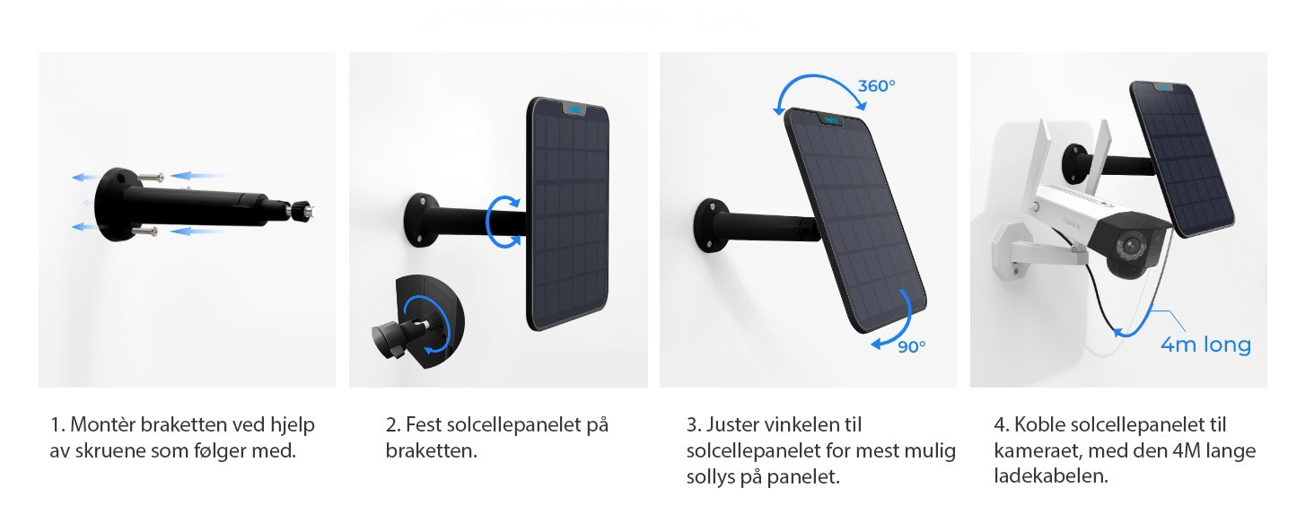 Reolink Solcellepanel, 6W (camo)