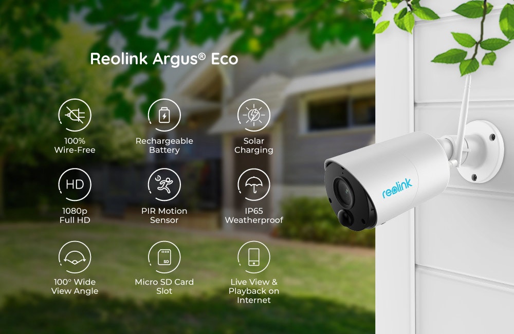 Reolink Argus Eco (hvit)