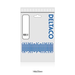 Deltaco DisplayPort til VGA-adapter, full HD i 60Hz, 20-pin han til 15-pin hun, 0,2m, svart