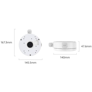 Reolink D20 Koblingsboks for dome kamera (hvit)