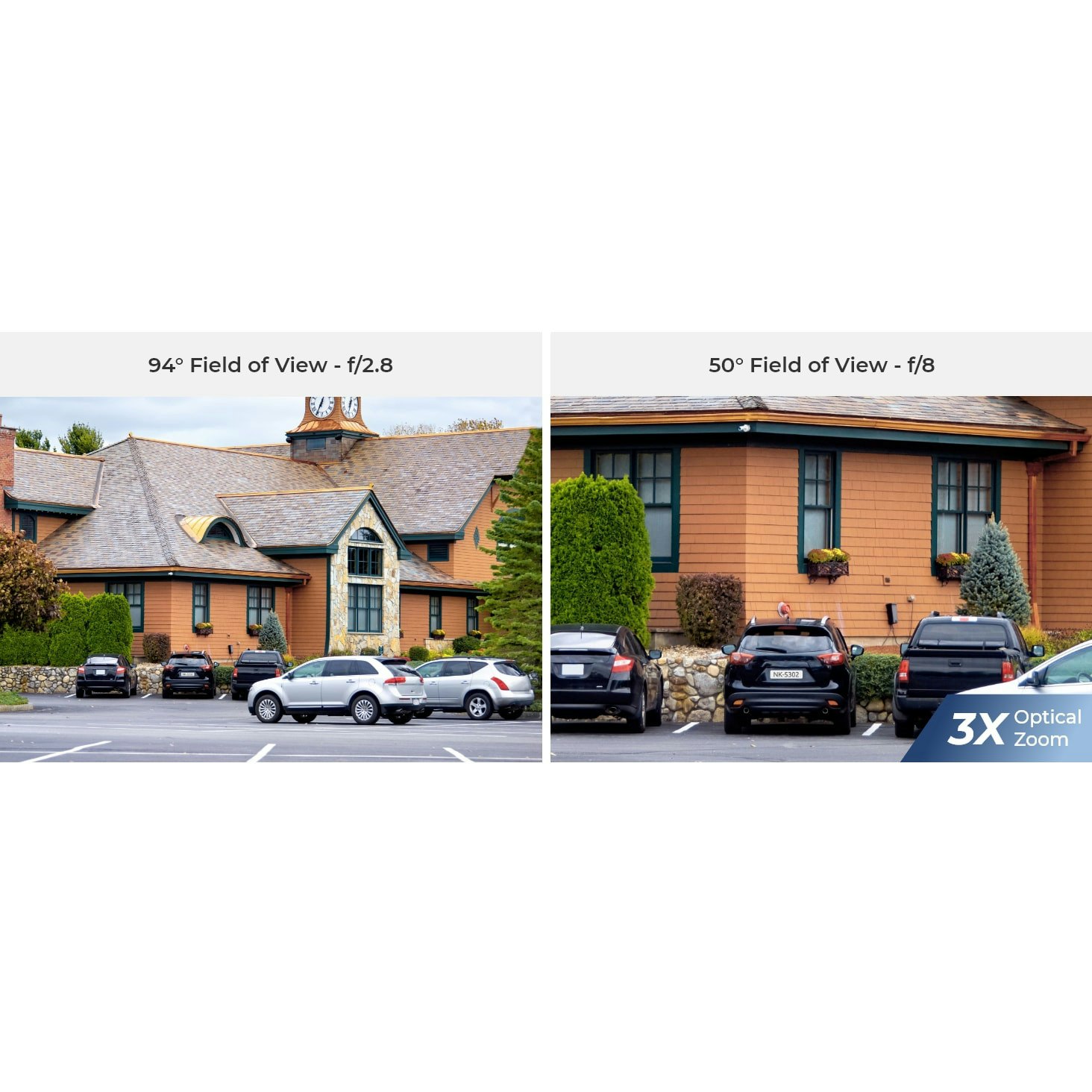 Reolink P434 RLC-833A Smart 4K PoE kamera med 3X optisk zoom