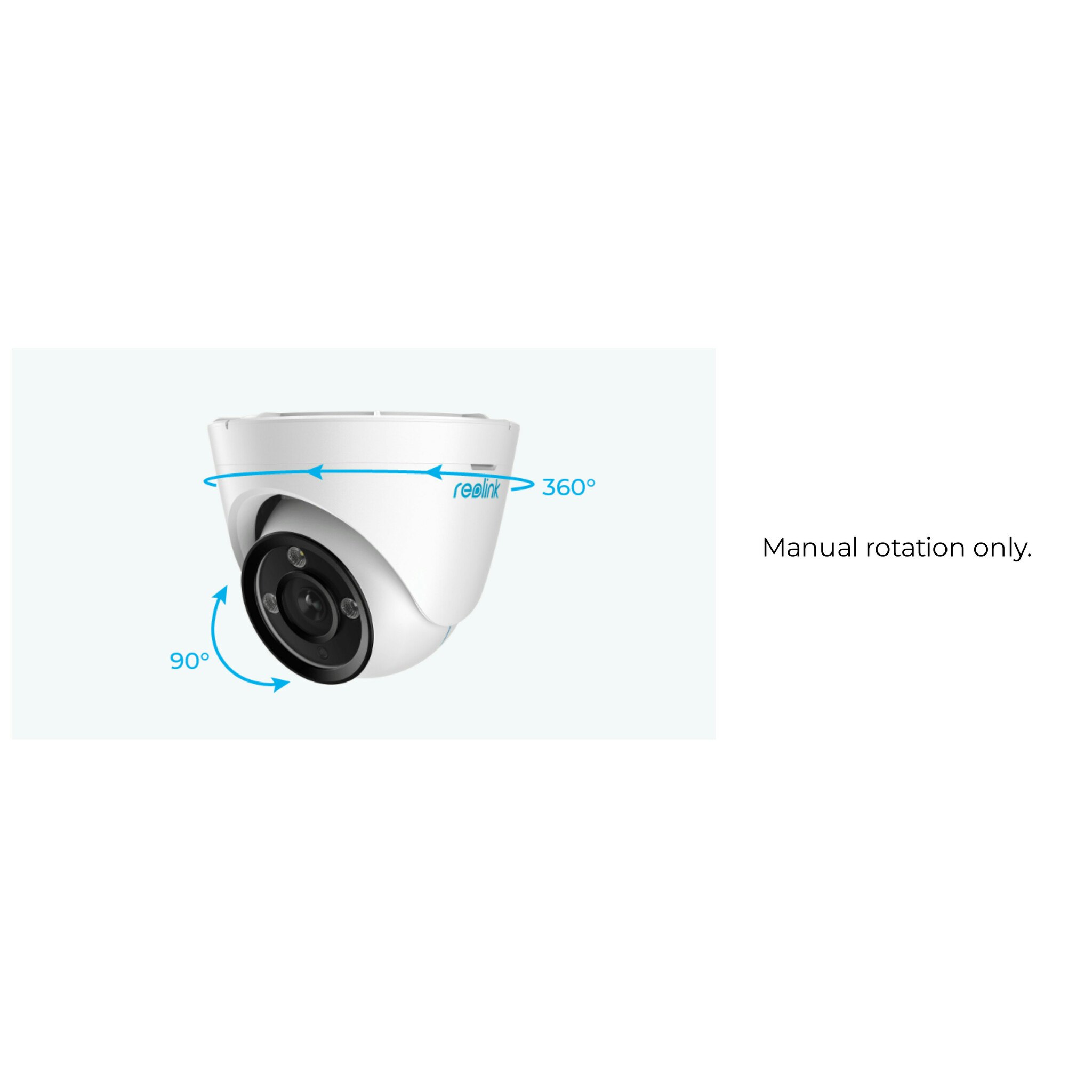Reolink P434 RLC-833A Smart 4K PoE kamera med 3X optisk zoom