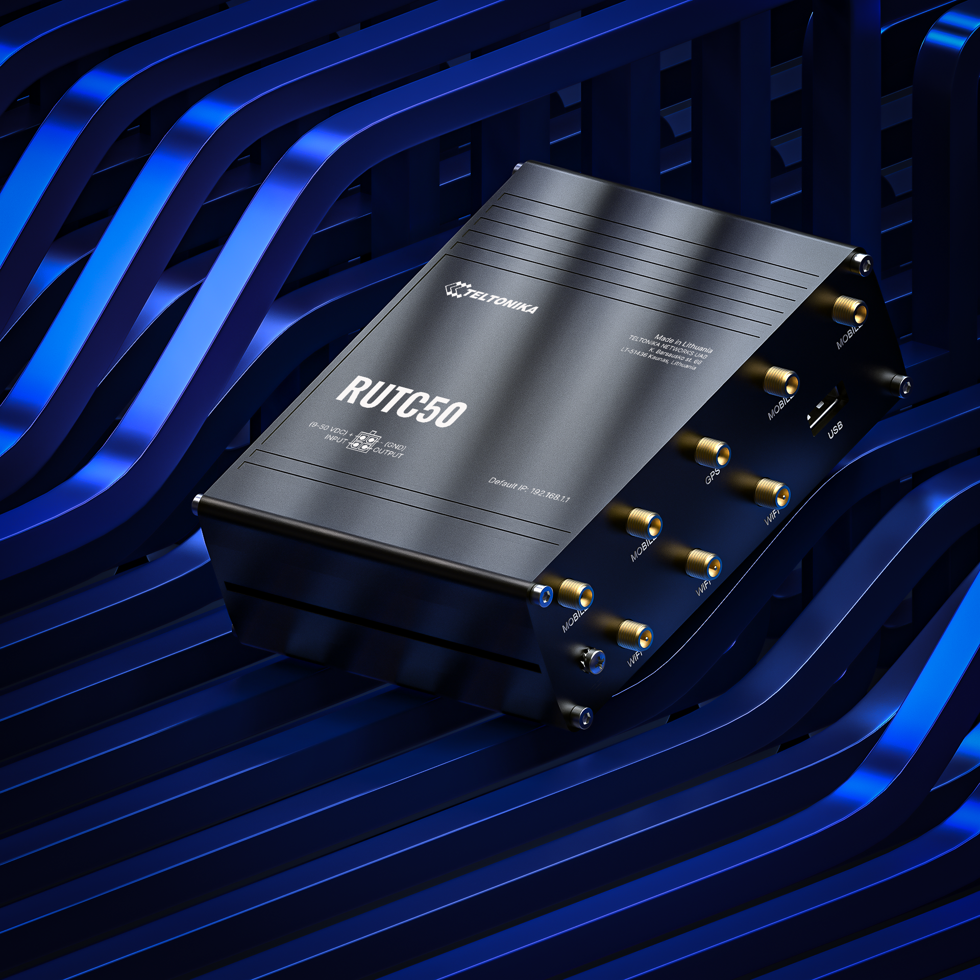 Teltonika RUTC50 Industrial 5G WiFi 6 Router