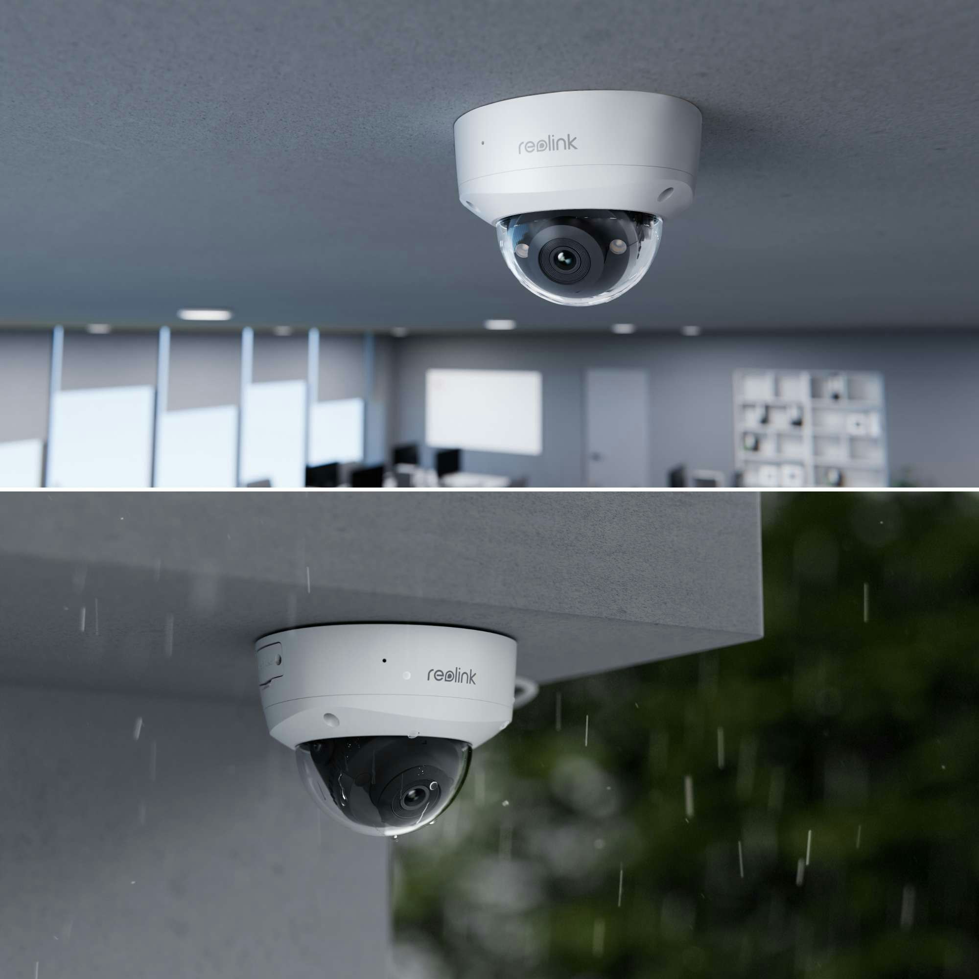Reolink P337 RLC-840A 4K PoE dome-kamera, Spotlys, Vandalsikkert