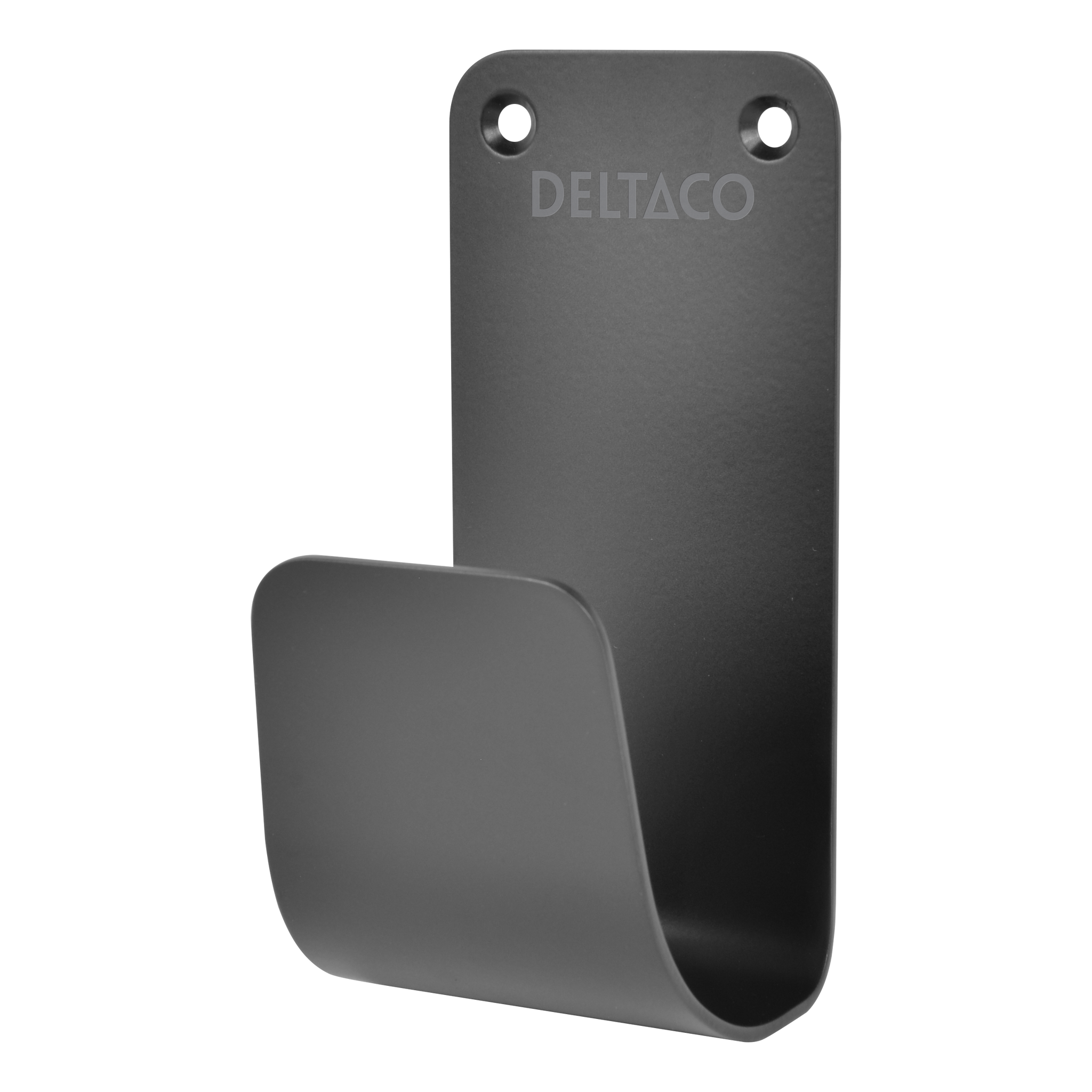 Deltaco e-Charge Kabelkrok, Rustfritt stål SS304, svart