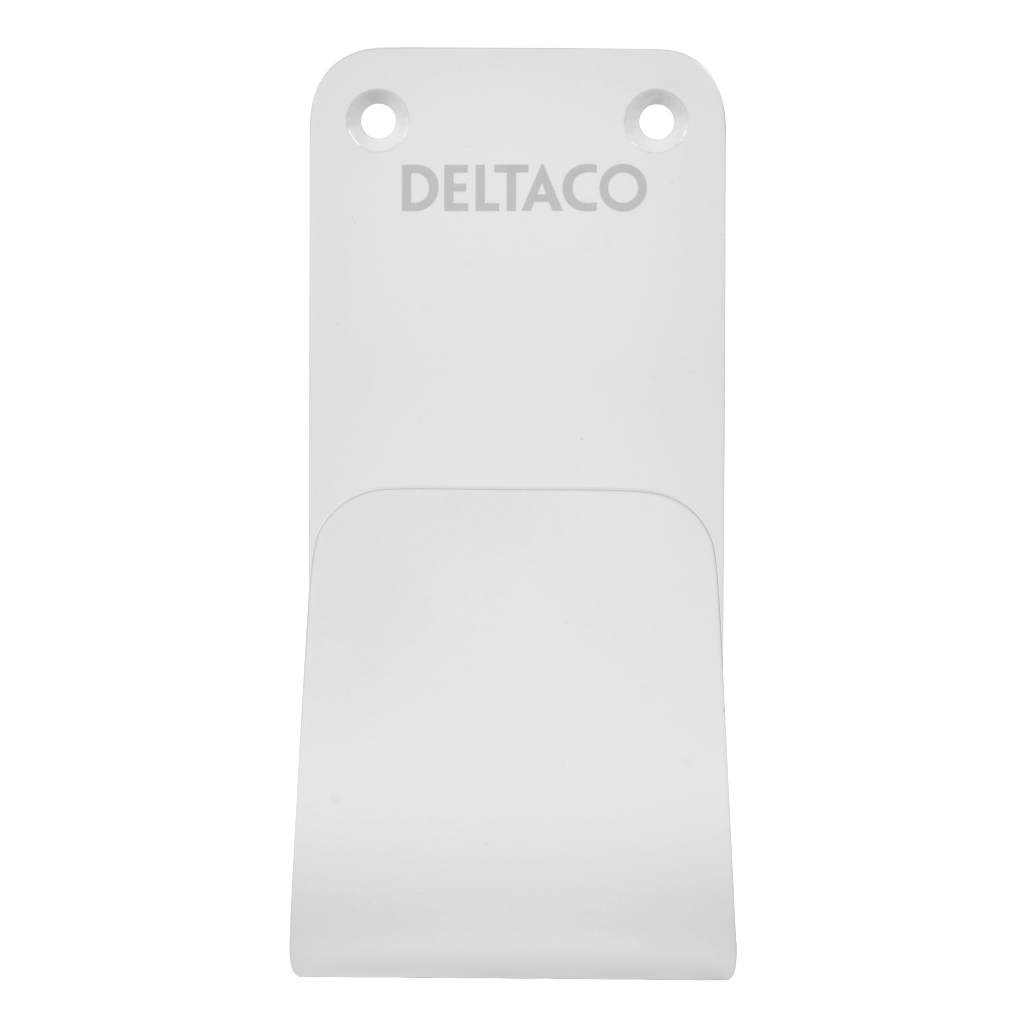 Deltaco e-Charge Kabelkrok, Rustfritt stål SS304, hvit
