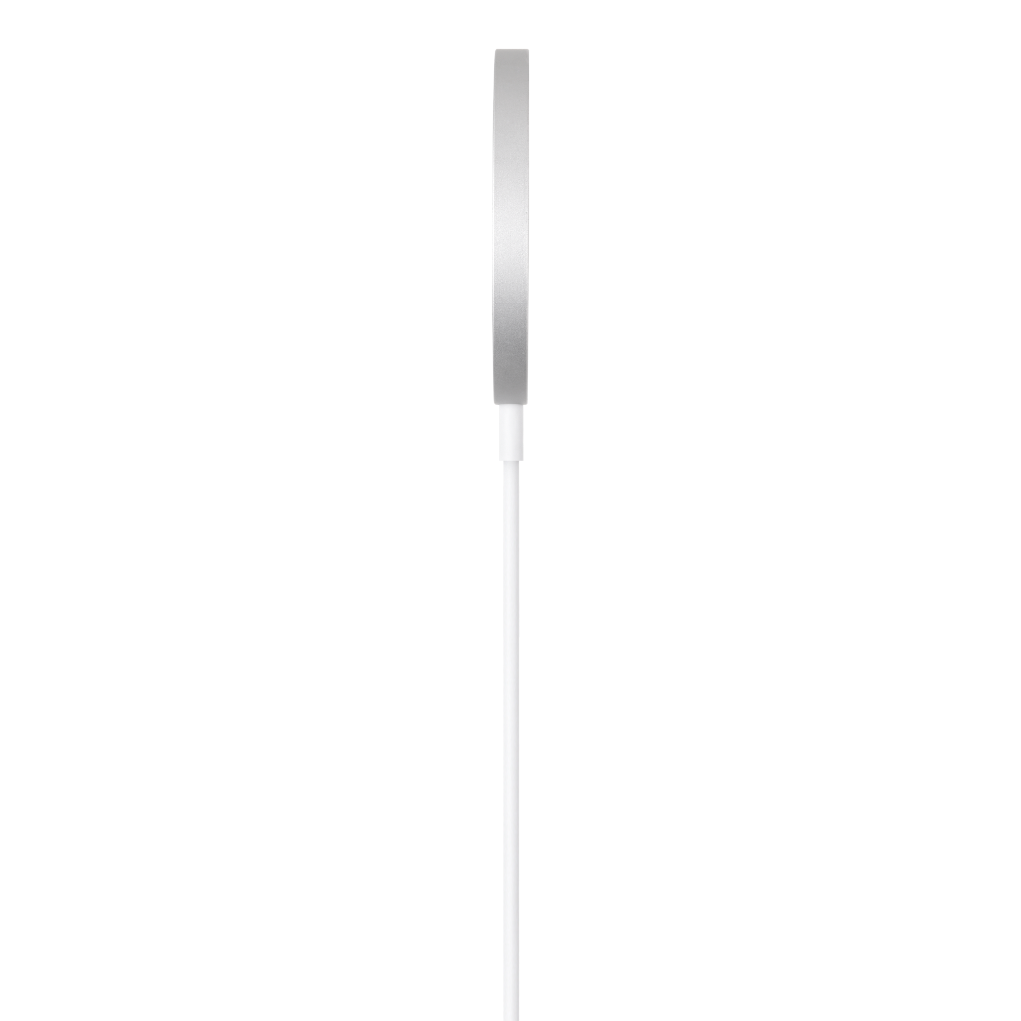 Deltaco Trådløs lader, for iPhone 13/14/15/16 og andre enheter, 1 m, hvit