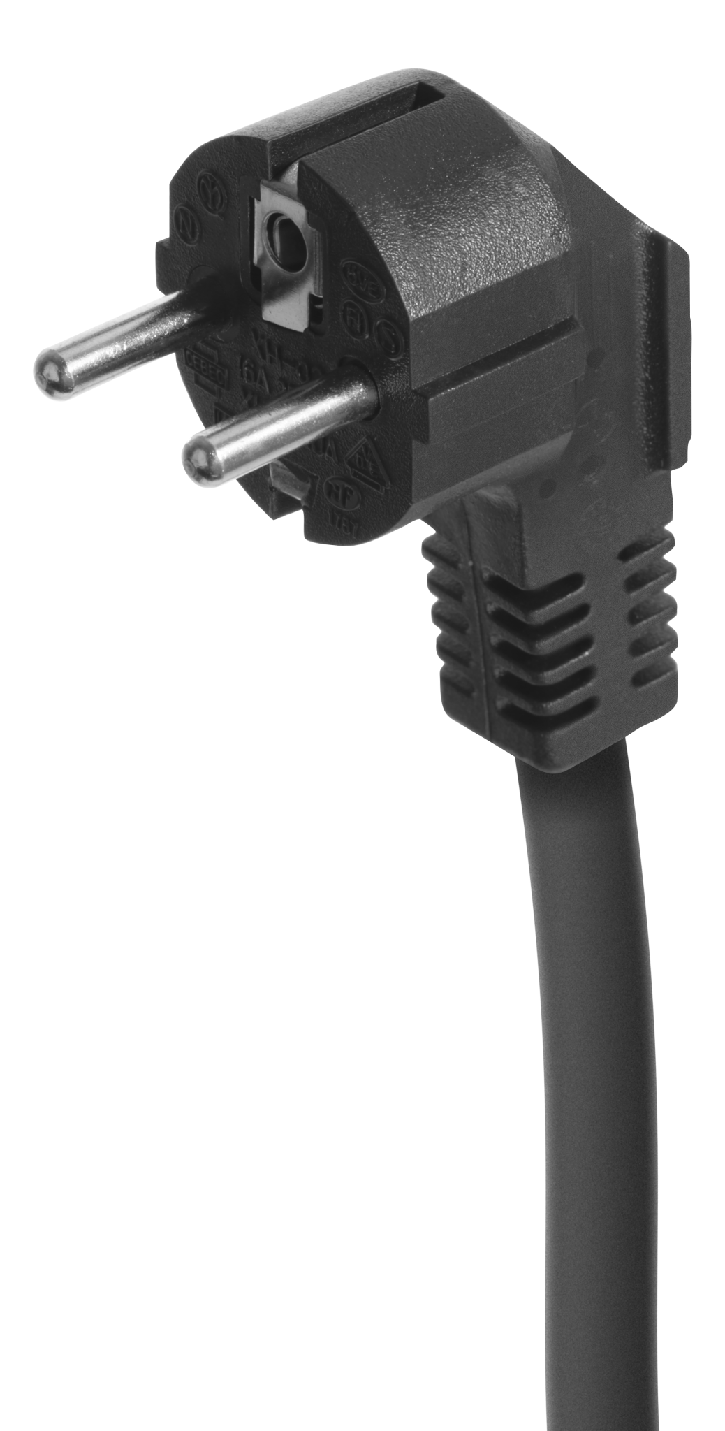 Deltaco e-Charge kabel, Schuko til type 2, 1 fase, 10A, 2.3kW, svart