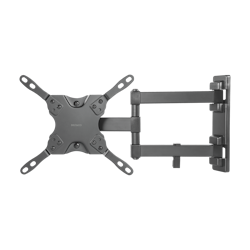 Deltaco Veggfeste med arm, 15"-40", 20 kg, svart