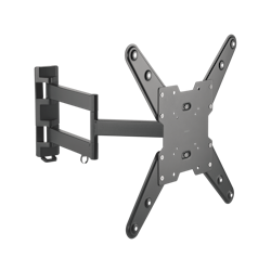 Deltaco Veggfeste med arm, 23"-55", 35 kg, svart