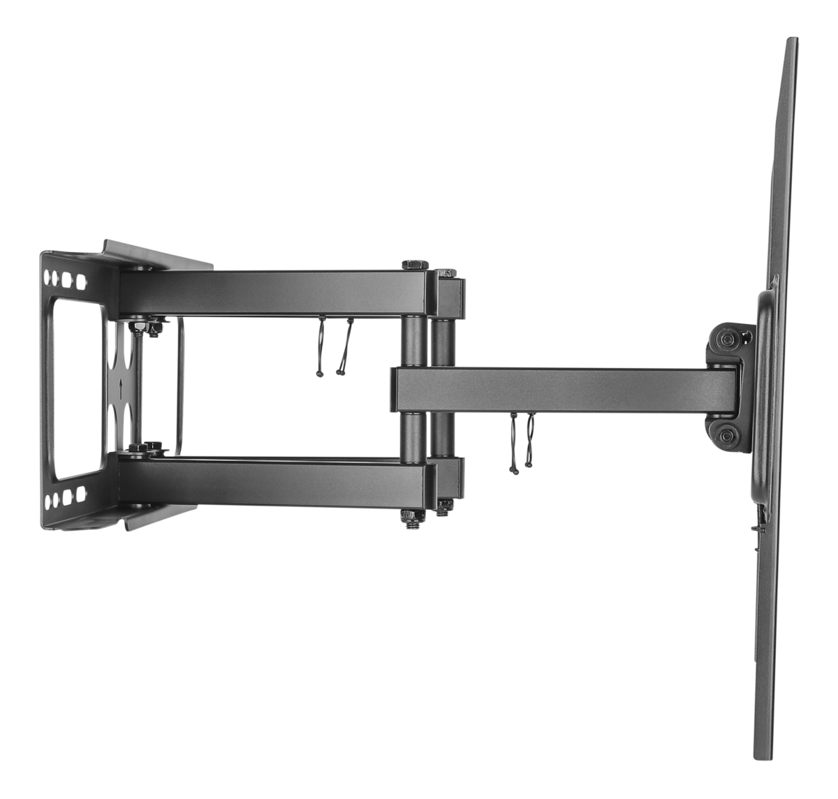 Deltaco Fullt bevegelig veggfeste med arm, buet skjerm, 37"-70", 35 kg, svart
