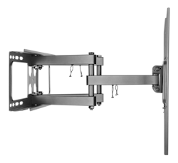 Deltaco Fullt bevegelig veggfeste med arm, buet skjerm, 32"-55", 40 kg, svart