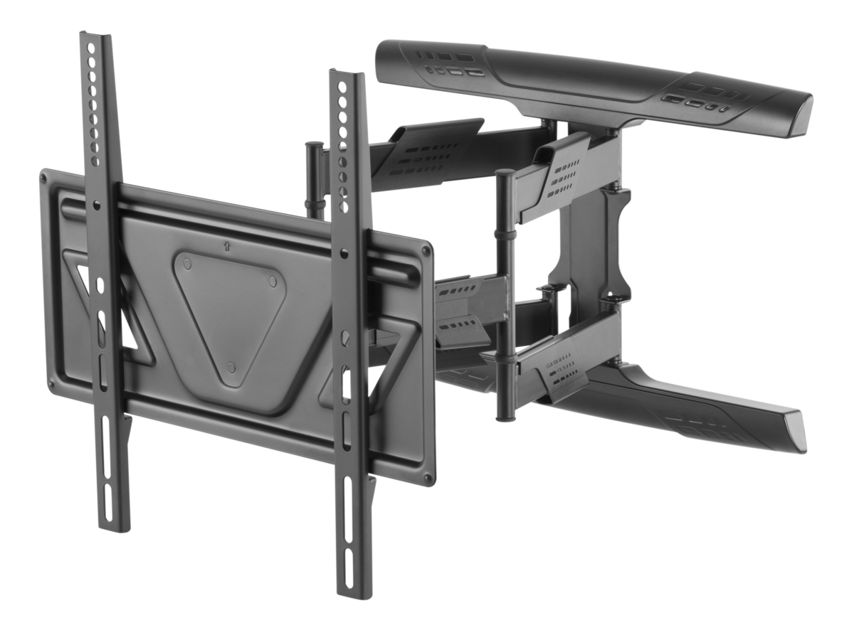 Deltaco Lavprofil fullt bevegelig veggfeste med arm, 37"-70", 35 kg, svart
