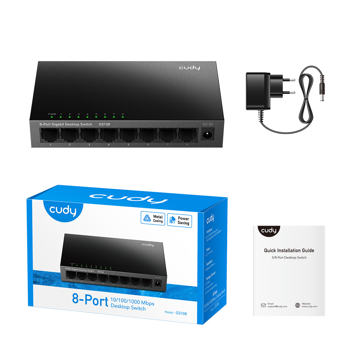 Cudy GS108 8-Port Gigabit Switch