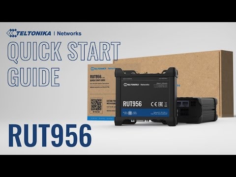 Teltonika RUT956 Industrial Cellular Router