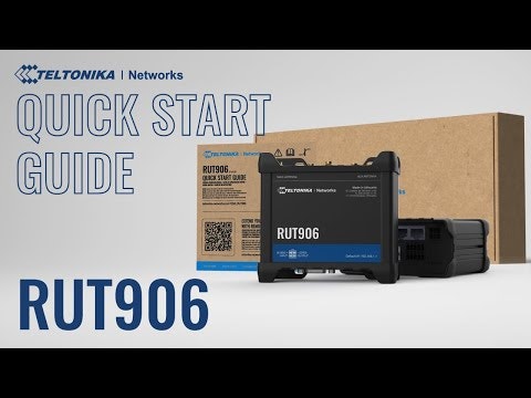 Teltonika RUT906 4G LTE RS232/RS485 Router