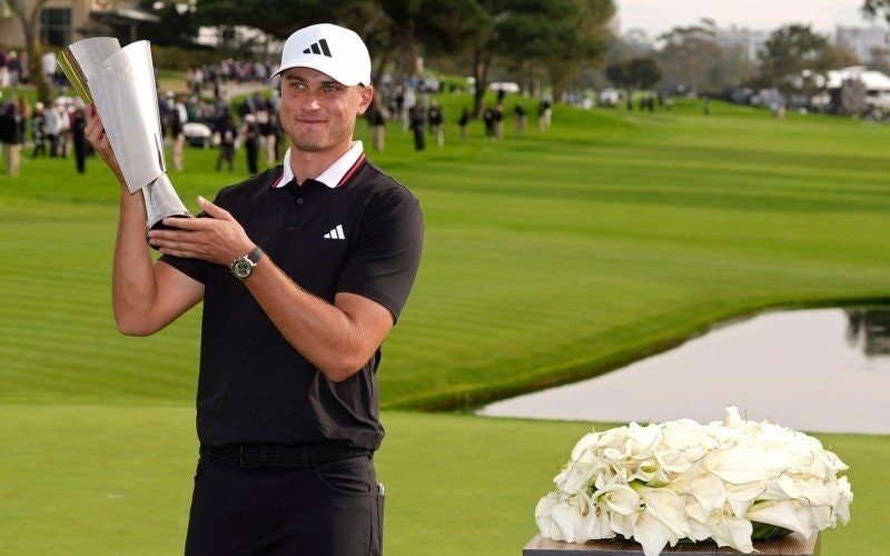 Grattis till Ludvig Åberg som igår tog hem vinsten på PGA-touren 🥇🏆🎉