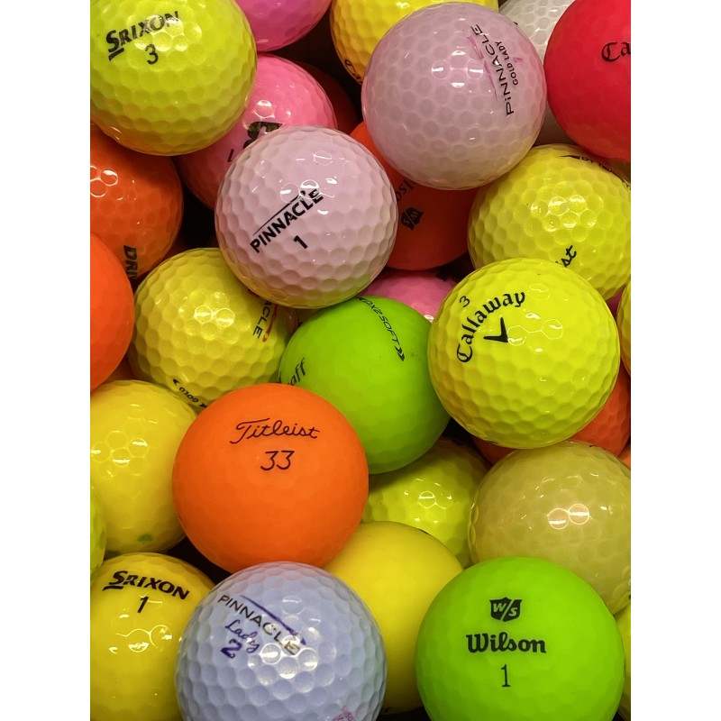 Färgade Golfbollar Mix 12-pack