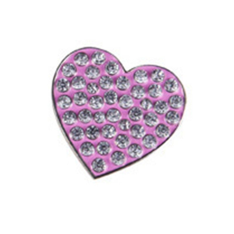GolfGear Cap Clip Markeringsknapp Rosa Hjärta