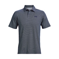 Under Armour T2G Printed Polo Academy Blue Mönstrad