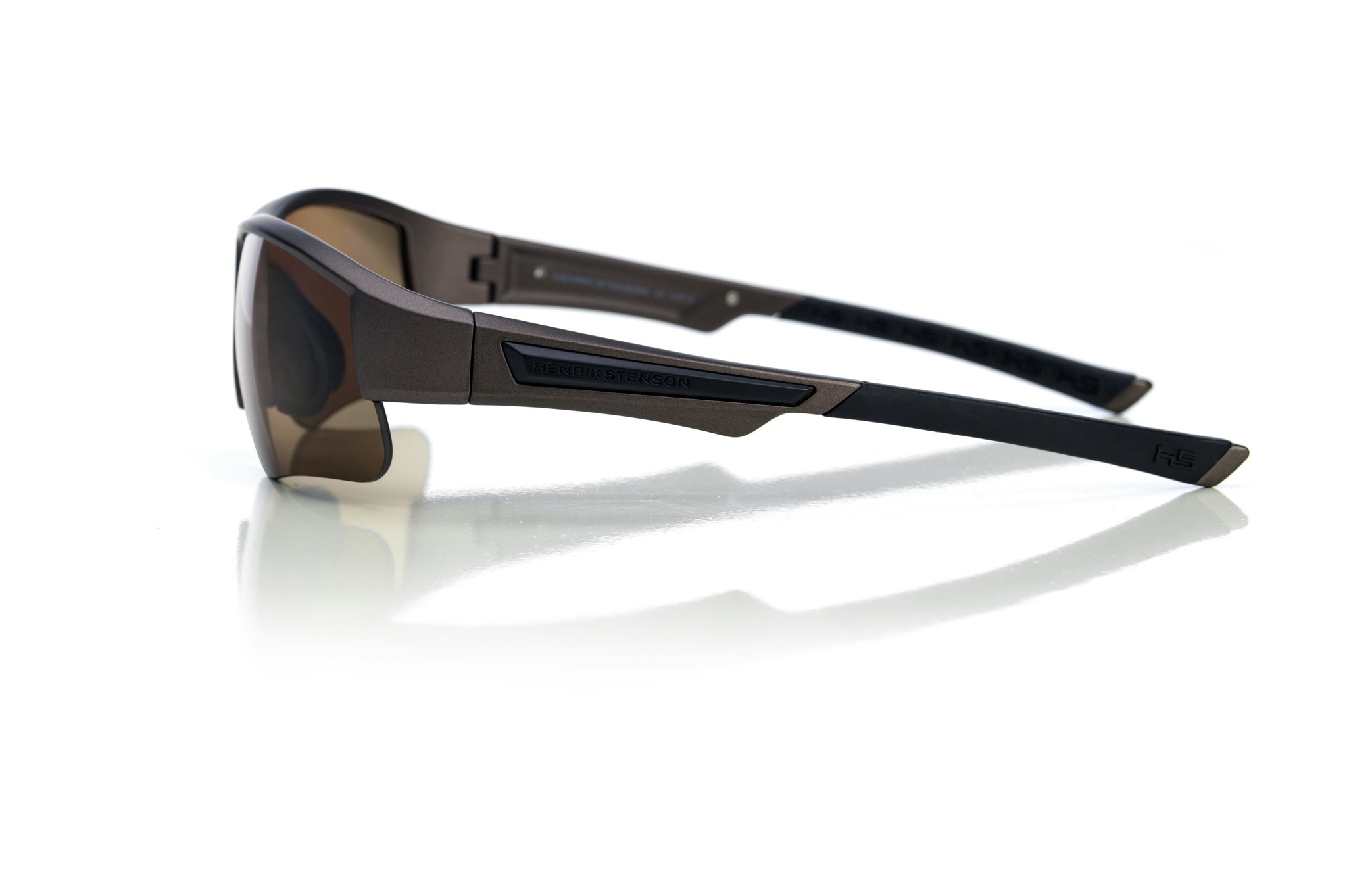 Henrik Stenson Eyewear Stinger 3.0 sportglasögon Brown Grey Metallic Matte
