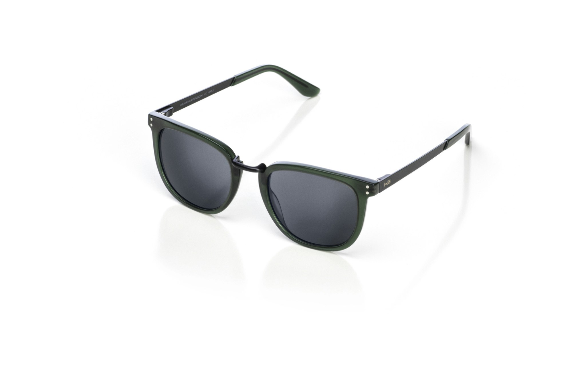 Henrik Stenson Eyewear Scandinavian 3.0 solglasögon Shiny Milk Green