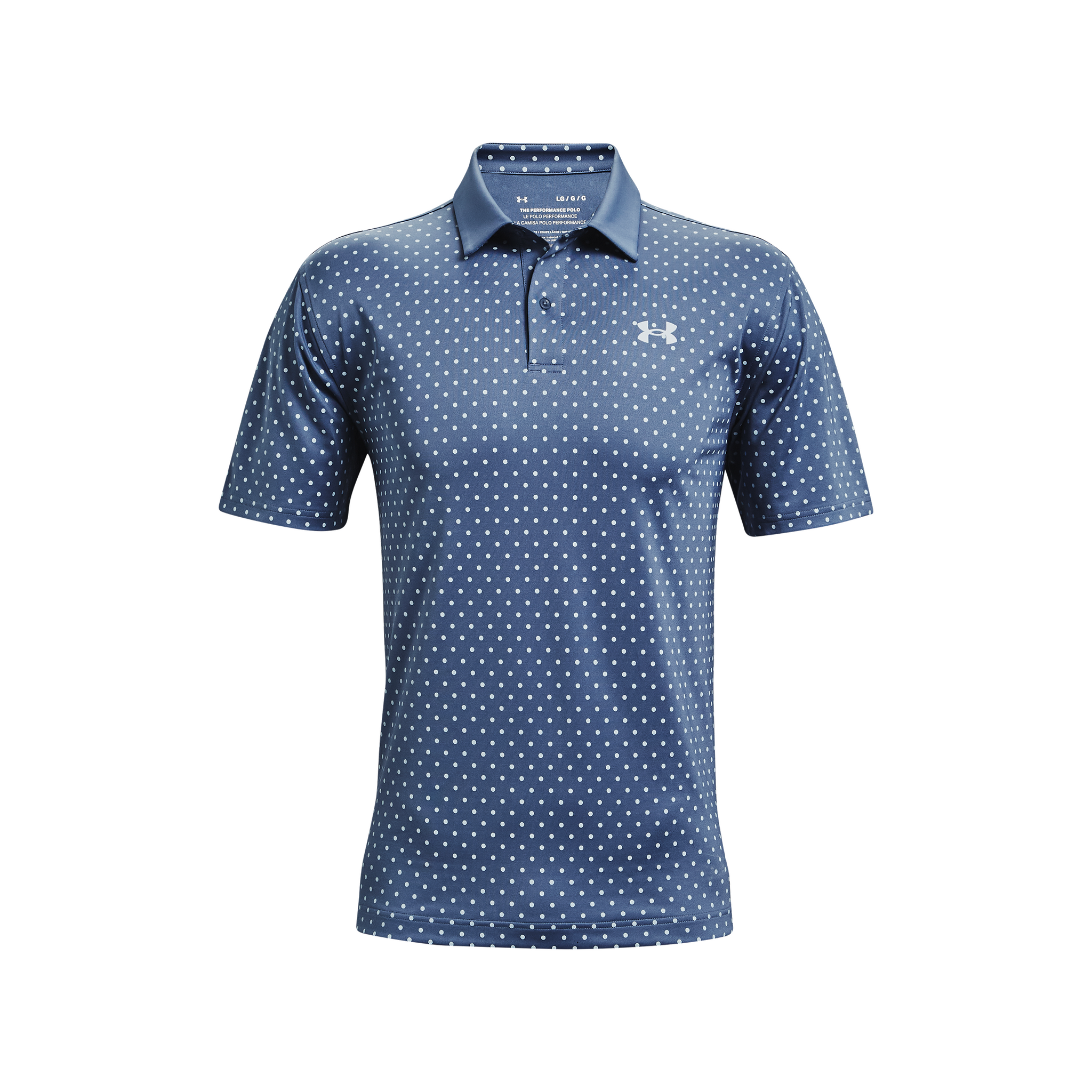 Under Armour Performance Printed Polo Mineral Blue