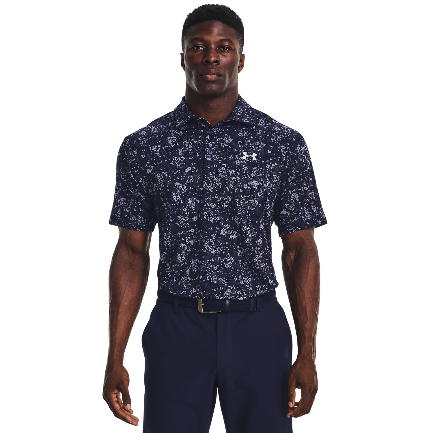Under Armour Playoff 3.0 Printed Polo Midnight Navy