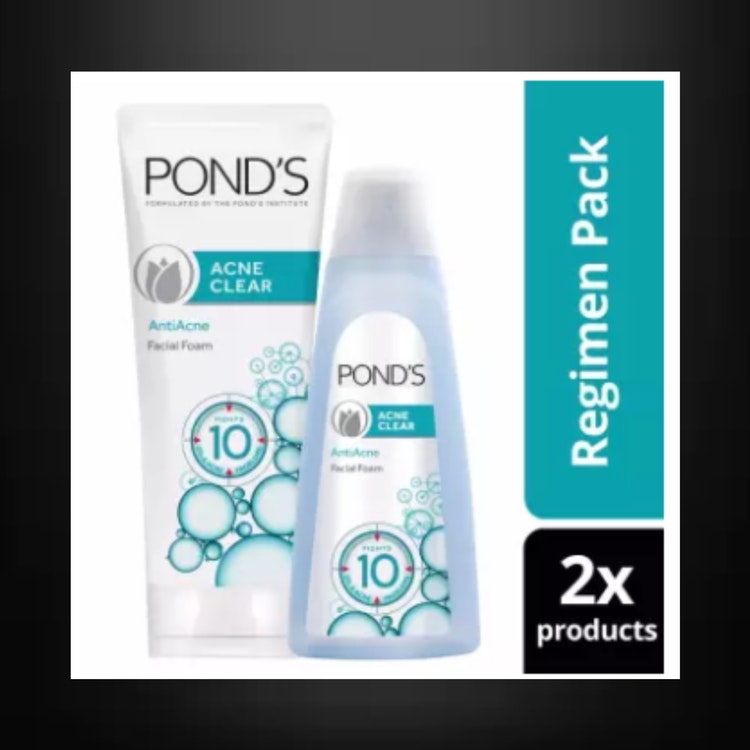 Pond's Acne Clear Cleanse & Tone Regimen Bundle