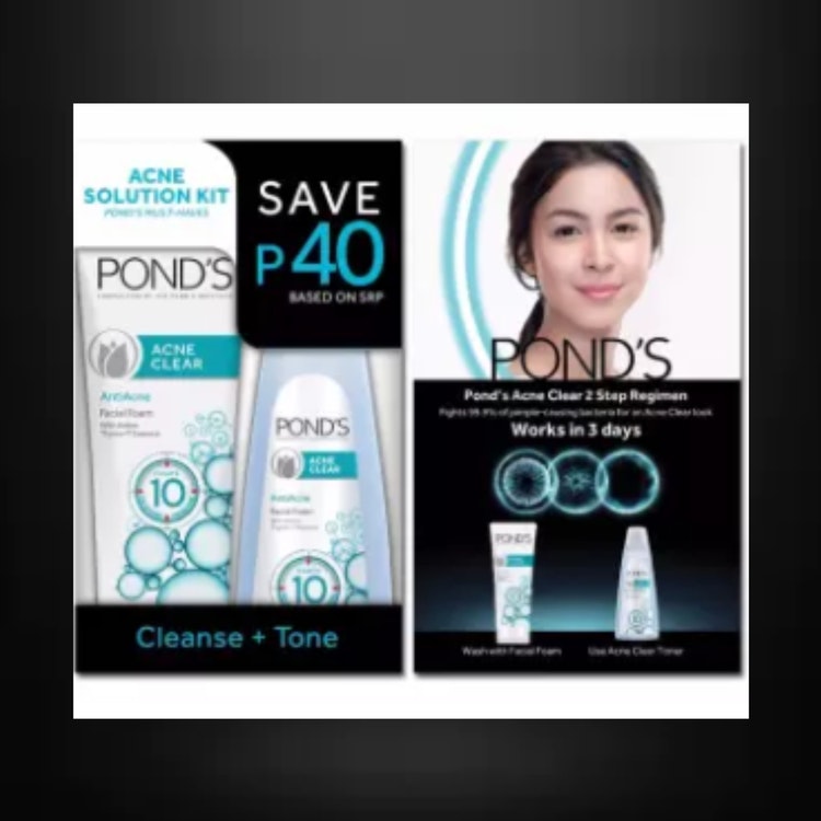Pond's Acne Clear Cleanse & Tone Regimen Bundle