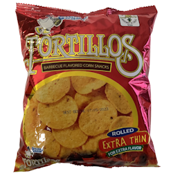 Tortillos Barbecue Flavored Extra Thin 100g