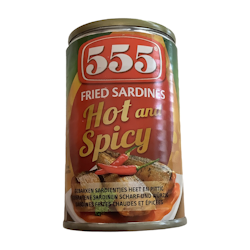 555 Fried Sardines HOT & SPICY 155g