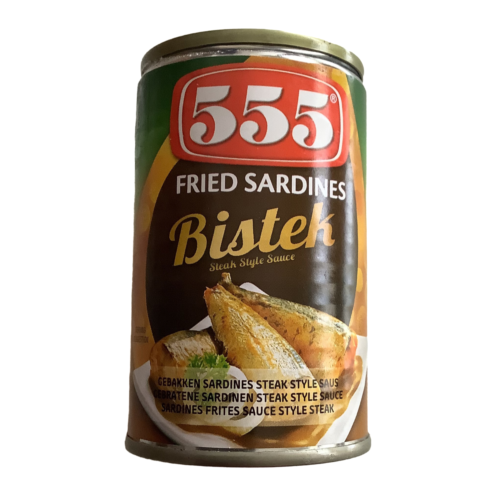 555 Fried Sardines BISTEK 155g