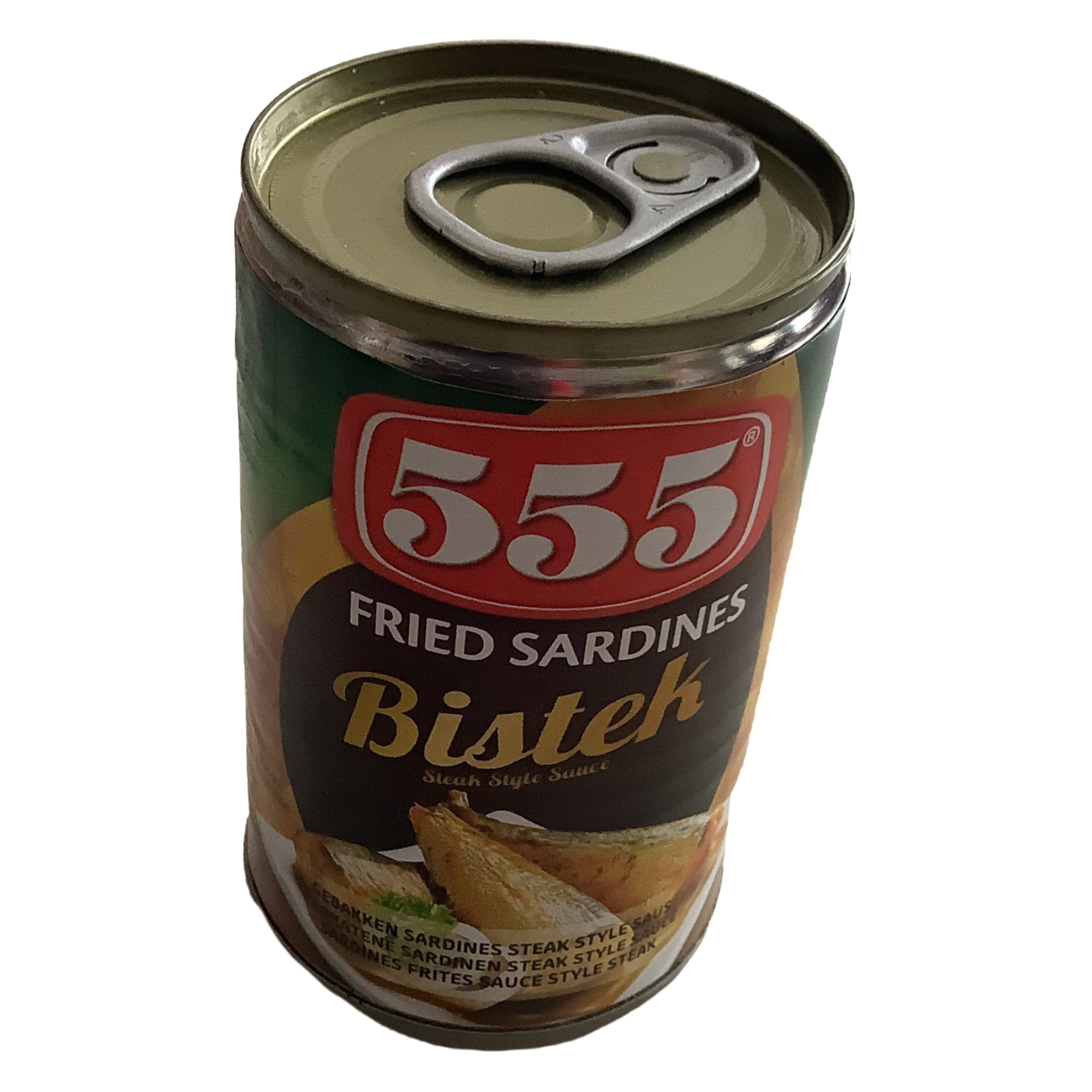 555 Fried Sardines BISTEK 155g