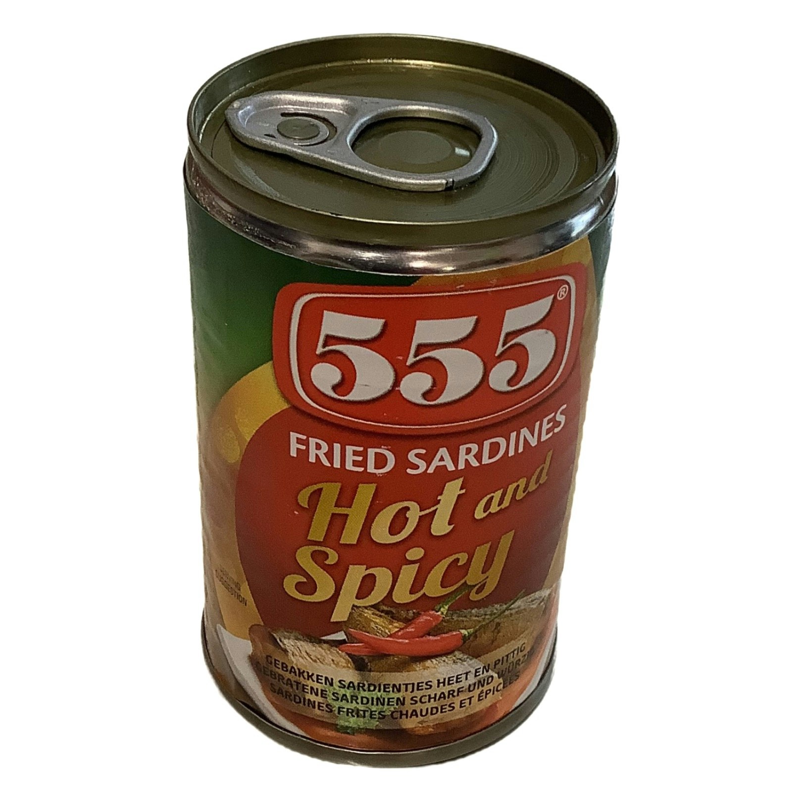 555 Fried Sardines HOT & SPICY 155g