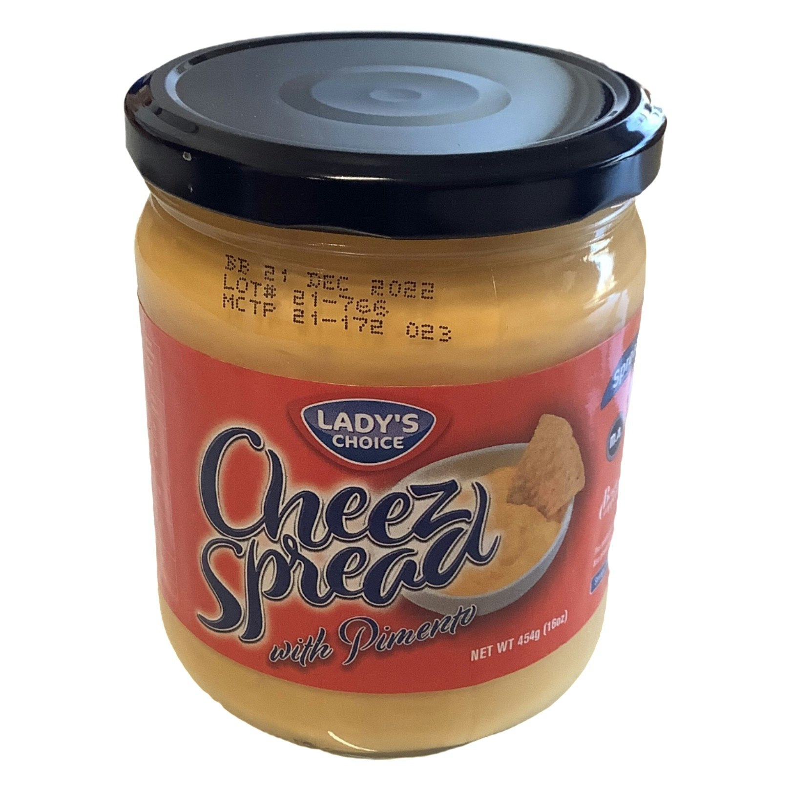 Lady's Choice Cheez Spread with Pimento 454g