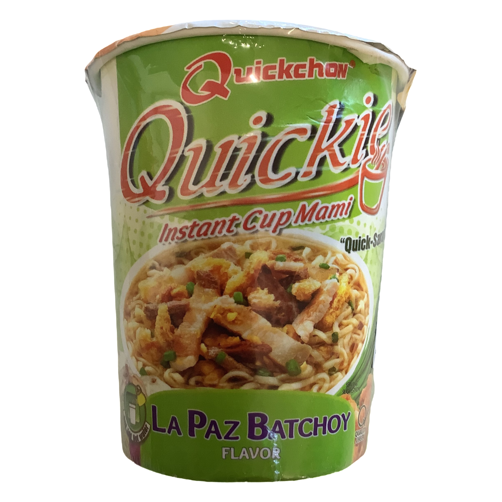 Quickchow Quickie Instant Cup Mami LaPaz Batchoy 50g