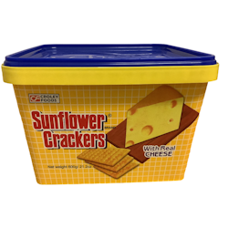 Sunflower Crackers  with Real Cheese 600g
