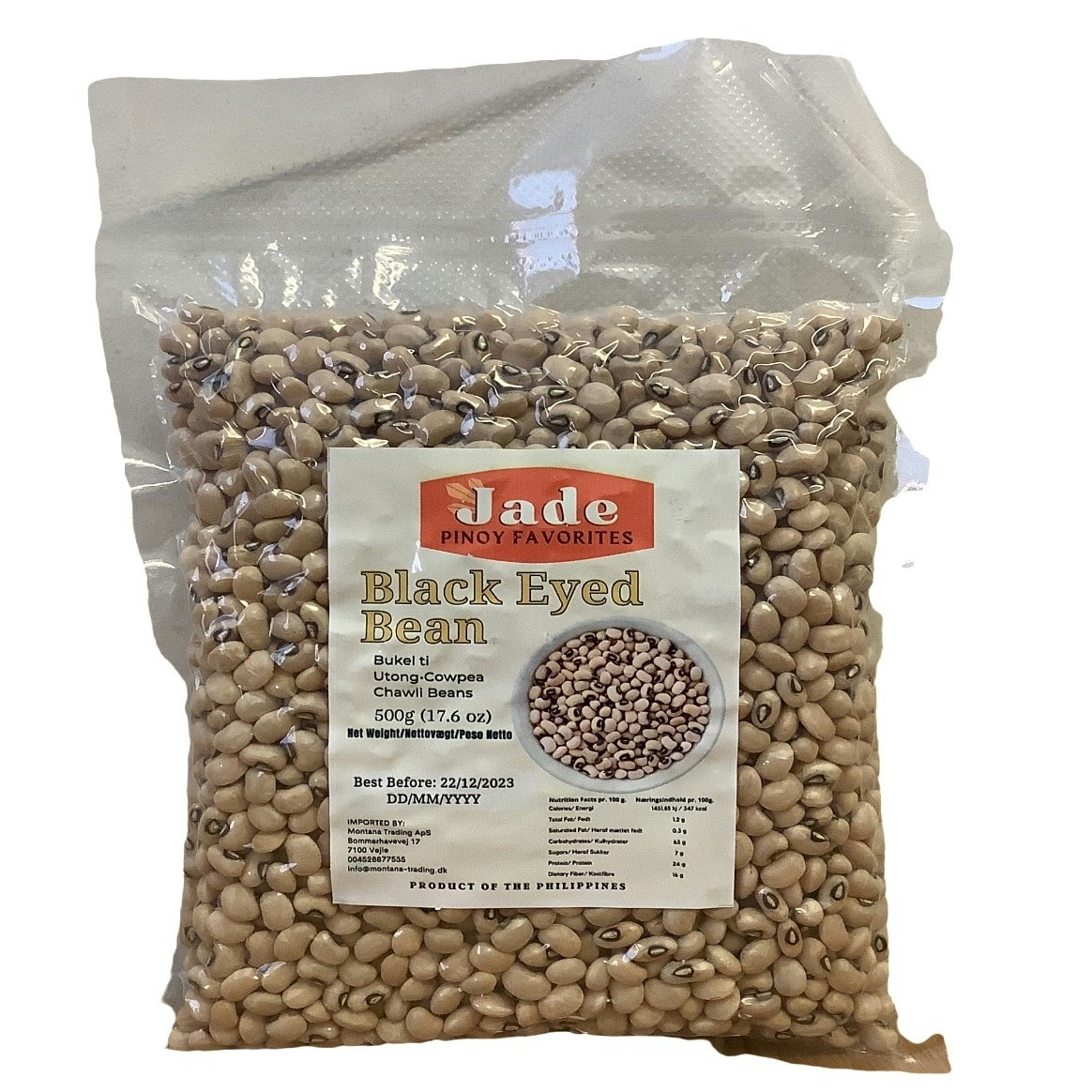 Jade Black Eyed Bean 500g